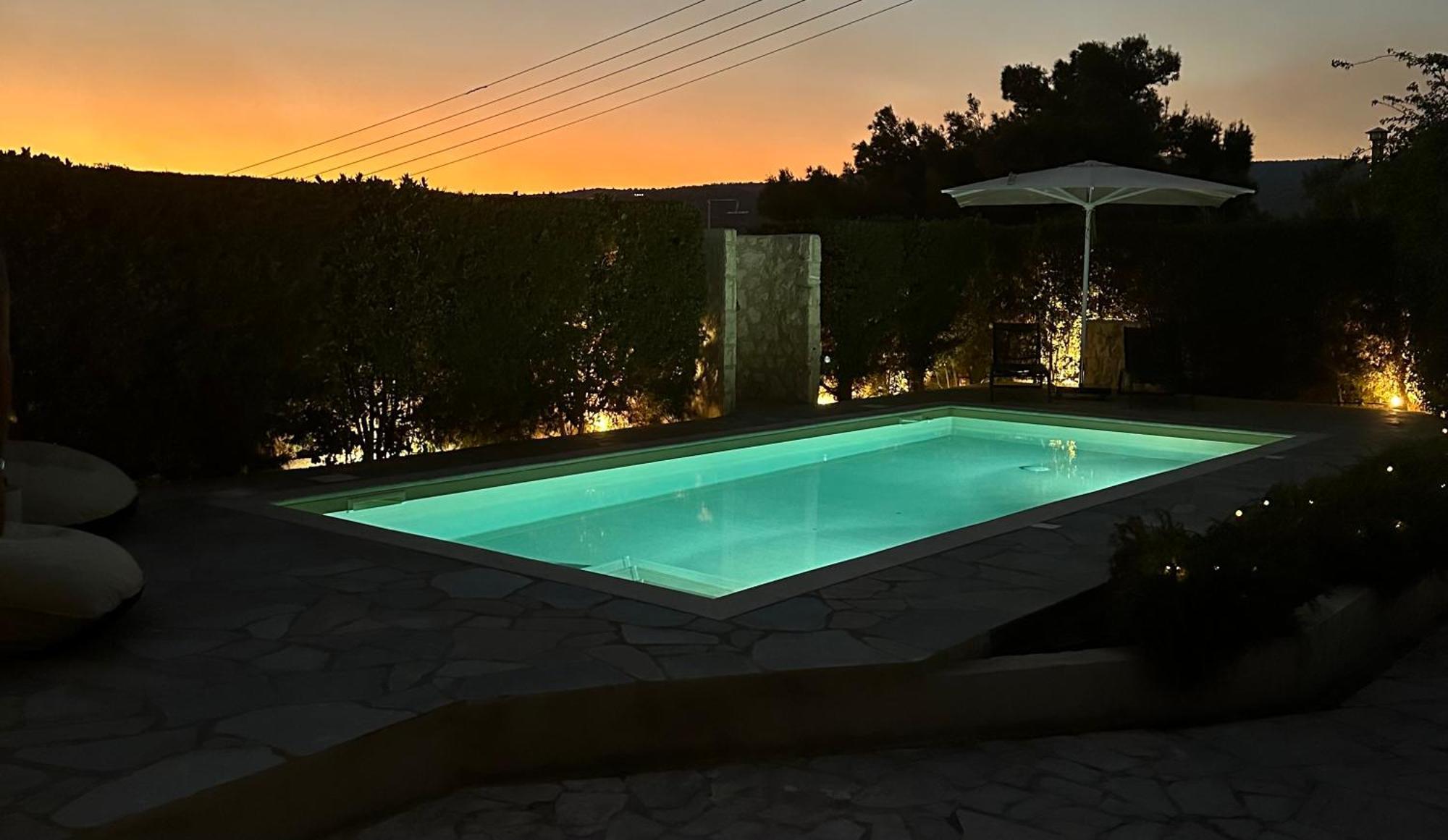 Villa Agia Marina 5M Walk To The Beach With Private Pool Exteriér fotografie