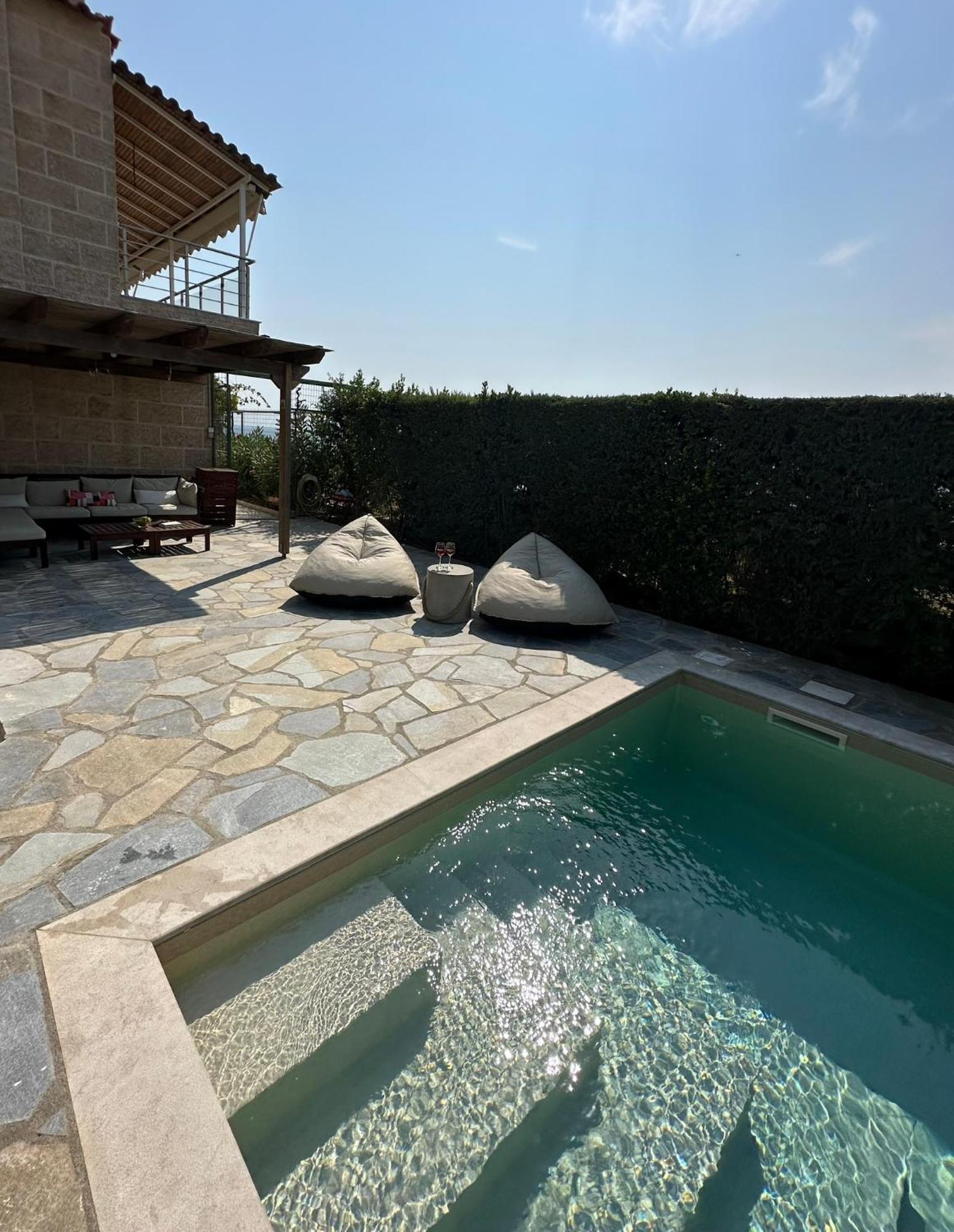 Villa Agia Marina 5M Walk To The Beach With Private Pool Exteriér fotografie