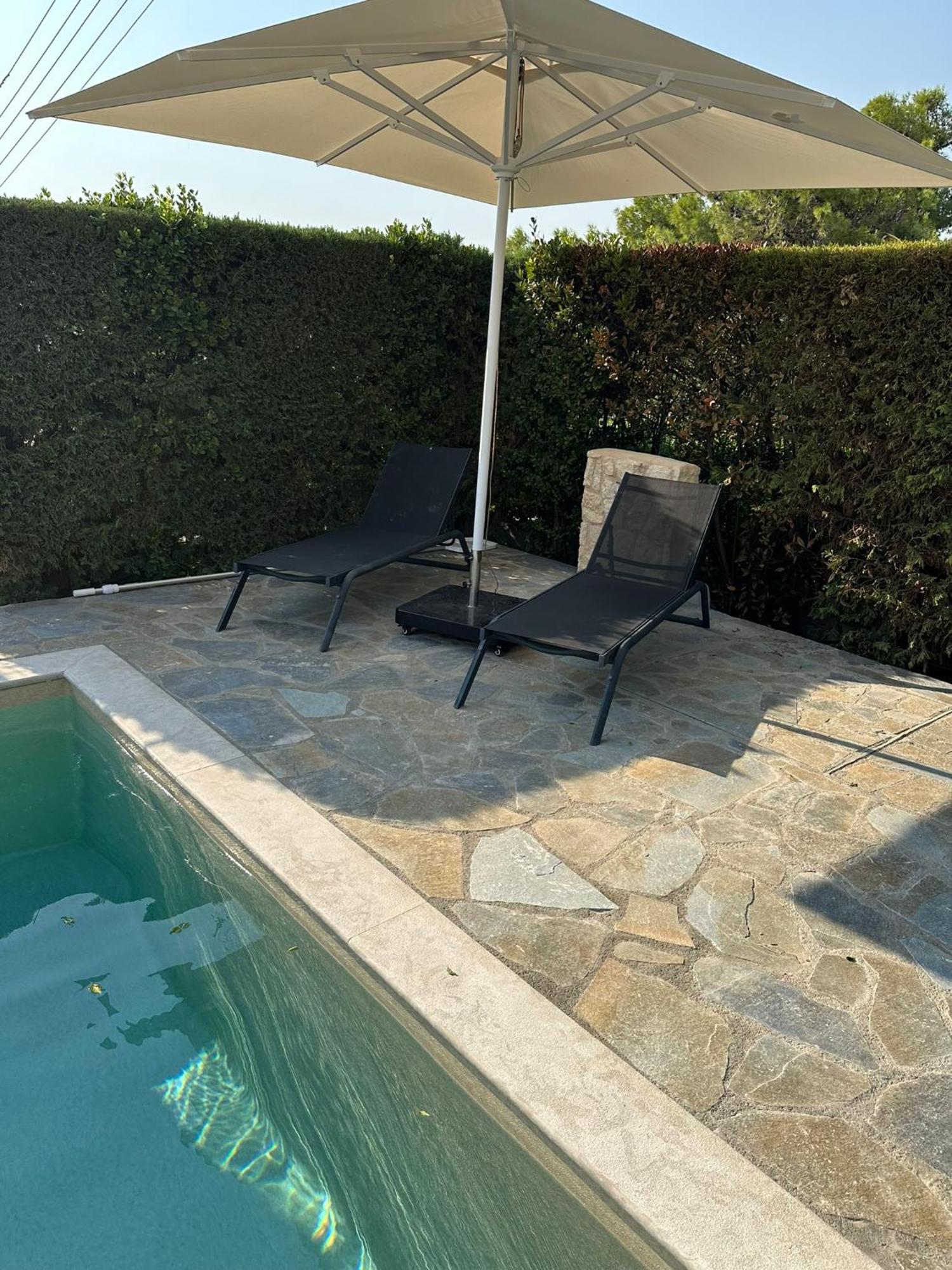 Villa Agia Marina 5M Walk To The Beach With Private Pool Exteriér fotografie