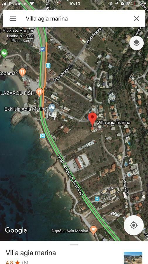 Villa Agia Marina 5M Walk To The Beach With Private Pool Exteriér fotografie
